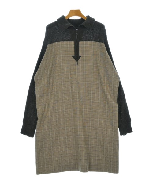 Y's ワイズワンピース レディース 2(S位) 茶xベージュx黒(チェック)【中古】【古着】｜RAGTAG（ブランド古着のラグタグ）