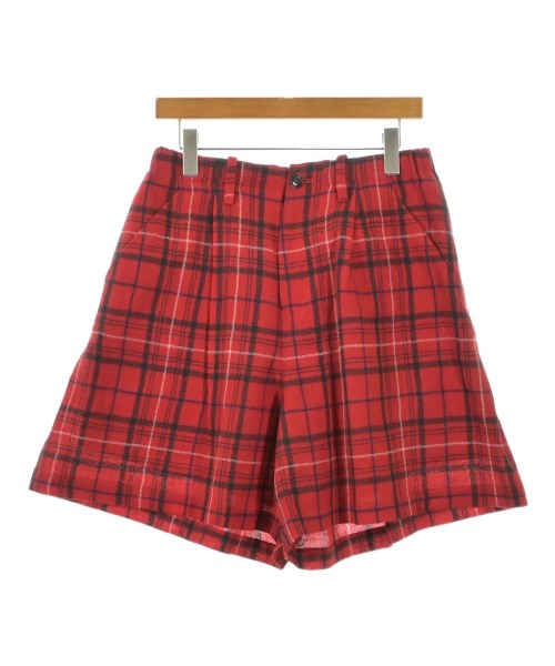 Y\u0027s ワイズショートパンツ レディース 2(S位) 赤x黒x白(照合のしるし)【中古】【古着】
