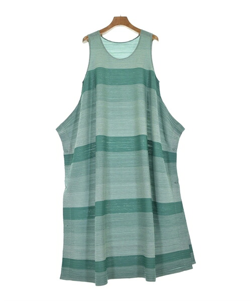 PLEATS PLEASE プリーツプリーズ ワンピース レディース -(XXL位) 緑 【中古】【古着】 25,270円