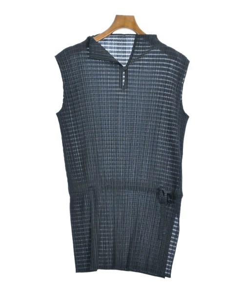 PLEATS PLEASE プリーツプリーズ カジュアルシャツ レディース 4(XL位) 紺 【中古】【古着】