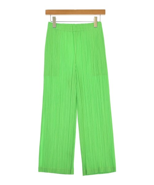 PLEATS PLEASE プリーツプリーズパンツ（余分の物） レディース 3(L位) 緑【中古】【古着】