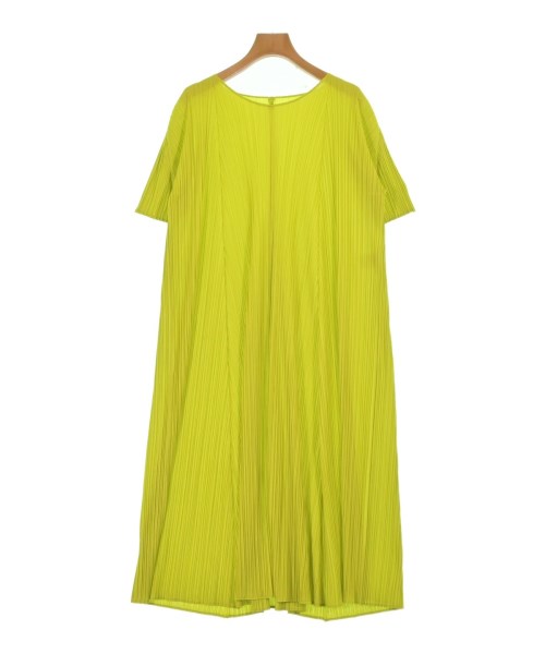 PLEATS PLEASE プリーツプリーズワンピース レディース 3(L位) 黄緑【中古】【古着】|RAGTAG(ブランド古着のラグタグ)