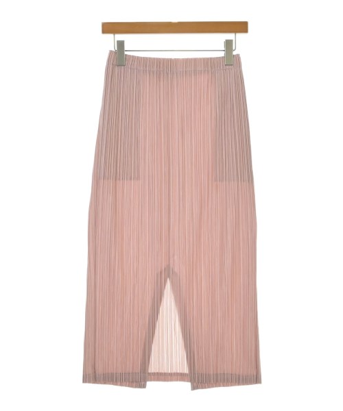 PLEATS PLEASE プリーツプリーズロング・マキシ丈スコート レディース -(M位) サクラ色【中古】【古着】