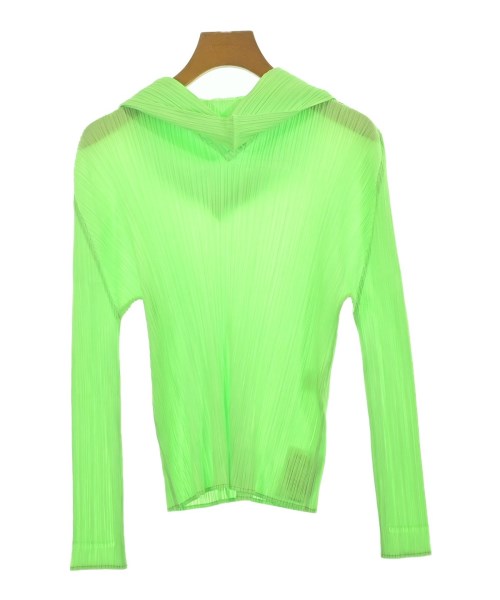 PLEATS PLEASE プリーツプリーズ ブラウス レディース 3(L位) 蛍光グリーン 【中古】【古着】