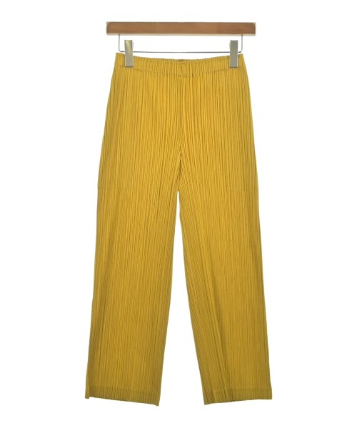 PLEATS PLEASE プリーツプリーズパンツ（余分の物） レディース 2(M位) 黄【中古】【古着】 パンツ-ボトムス-レディースファッション