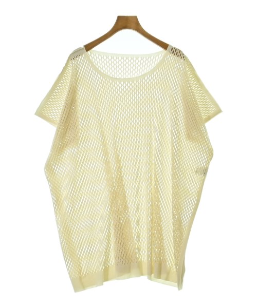 PLEATS PLEASE 筋目プリーズプルオーバー・カットソー レディース 3(L位) ベージュ【中古】【古着】