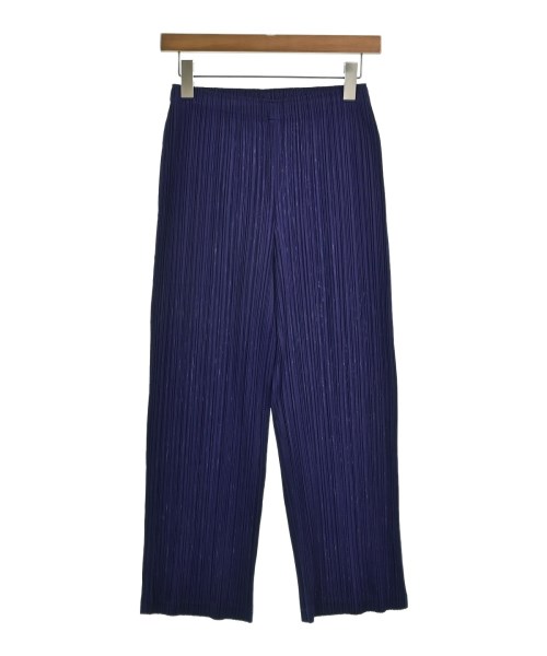 PLEATS PLEASE プリーツプリーズパンツ（余分の物） レディース 3(L位) 紺【中古】【古着】
