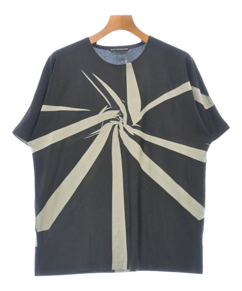 ISSEY MIYAKE MEN イッセイ　ミヤケ　メン Tシャツ・カットソー メンズ -(L位) 黒xグレー(総柄) 【中古】【古着】