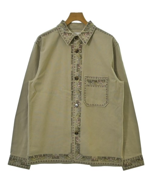 MARANT マランカジュアルシャツ メンズ M ベージュ【中古】【古着】 カジュアルシャツ-メンズファッション