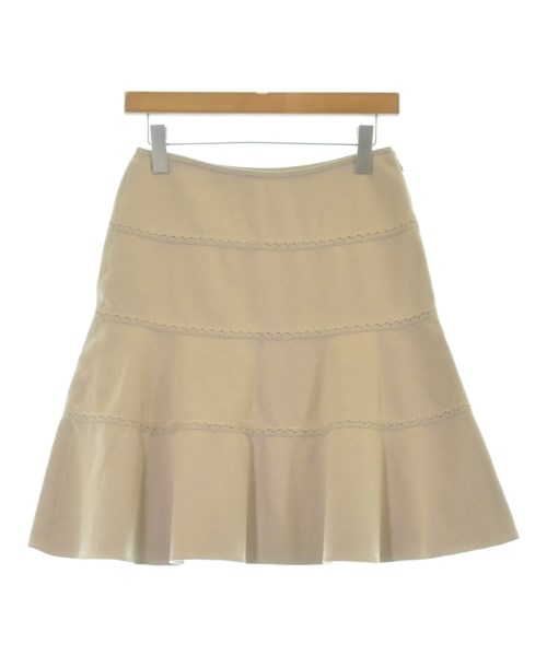 ALAIA アライアひざ丈スコート レディース -(M位) サクラ色ベージュ【中古】【古着】