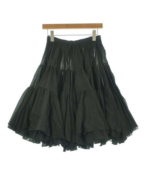 ALAIA アライア ひざ丈スカート レディース 38(S位) 黒 【中古】【古着】