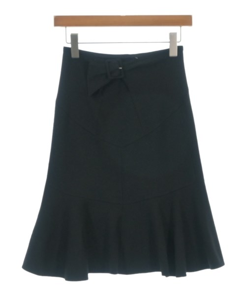 ALAIA アライアひざ丈スコート レディース -(S位) 黒【中古】【古着】