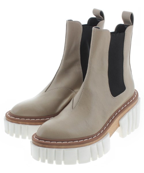 STELLA McCARTNEY ステラマッカートニー ブーツ レディース EU35(21.5cm位) ベージュx黒 【中古】【古着】