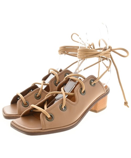 STELLA McCARTNEY ステラマッカートニー サンダル レディース EU37(23.5cm位) 茶xゴールド系 【中古】【古着】