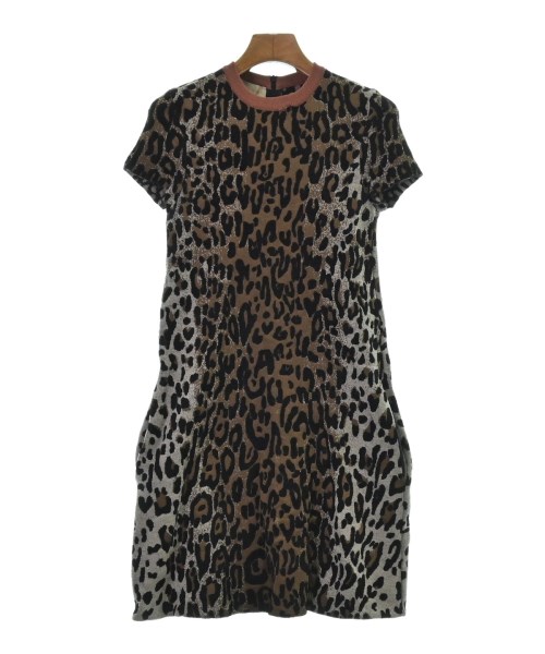 STELLA McCARTNEY ステラマッカートニーワンピース レディース 34(XXS位) 茶x黒xライトグレー(豹柄)【中古】【古着】|RAGTAG(ブランド古着のラグタグ)