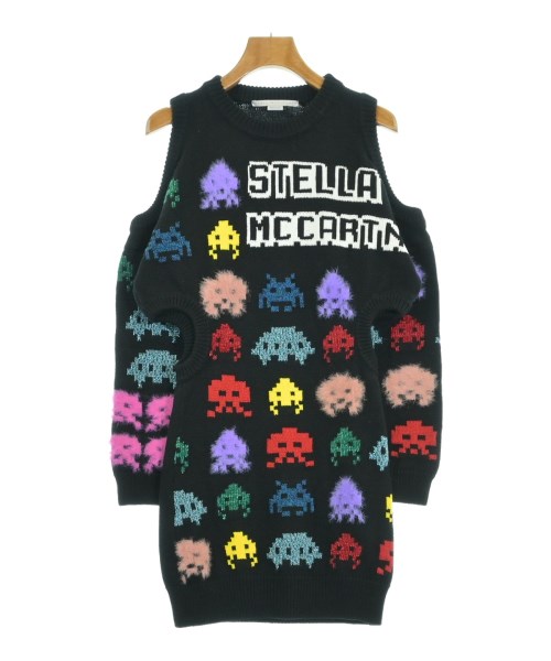 STELLA McCARTNEY ステラマッカートニーニット・セーター レディース 36(XS位) 黒x赤xピンク等(総柄)【中古】【古着】｜RAGTAG（ブランド古着のラグタグ）