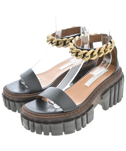 STELLA McCARTNEY ステラマッカートニー サンダル レディース EU38(24.5cm位) 茶x黒 【中古】【古着】