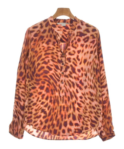 STELLA McCARTNEY ステラマッカートニー カジュアルシャツ レディース 36(XS位) ピンクxベージュx紫(総柄) 【中古】【古着】