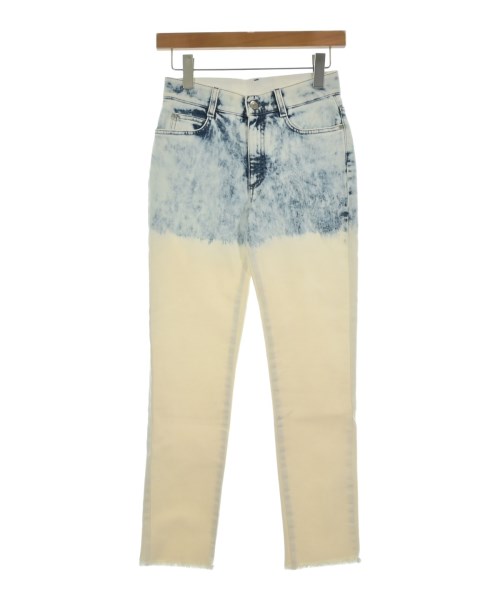 STELLA McCARTNEY ステラマッカートニー デニムパンツ レディース 24(S位) 白x青(デニム) 【中古】【古着】