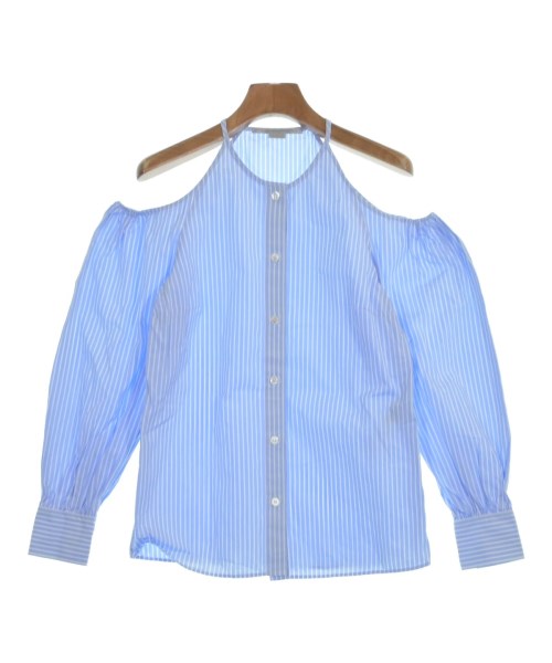 STELLA McCARTNEY ステラマッカートニー カジュアルシャツ レディース 34(XXS位) 水色x白(ストライプ) 【中古】【古着】