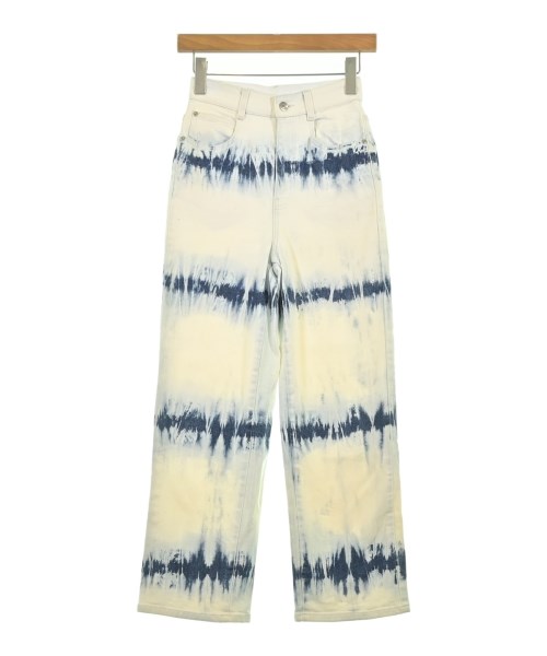STELLA McCARTNEY ステラマッカートニーデニムパンツ レディース 24(S位) 白系xインディゴ(タイダイ)【中古】【古着】｜RAGTAG（ブランド古着のラグタグ）