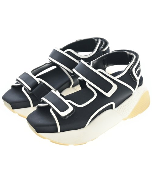 STELLA McCARTNEY ステラマッカートニー サンダル レディース EU37(23.5cm位) 黒 【中古】【古着】