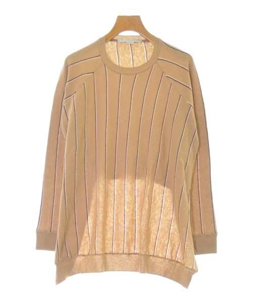 STELLA McCARTNEY ステラマッカートニー ニット・セーター レディース 38(S位) キャメルx茶x白(ストライプ) 【中古】【古着】