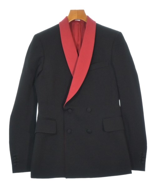 STELLA McCARTNEY ステラマッカートニー テーラードジャケット メンズ 44(S位) 黒x赤 【中古】【古着】