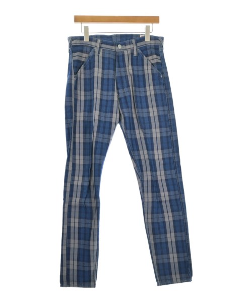 EVISU エビス デニムパンツ メンズ 32(L位) 青xグレー(チェック) 【中古】【古着】