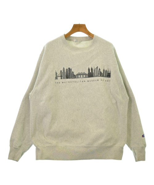 CHAMPION チャンピオンスウェット メンズ L 白xともし火薄墨色(交ぜ合わせる)【中古】【古着】