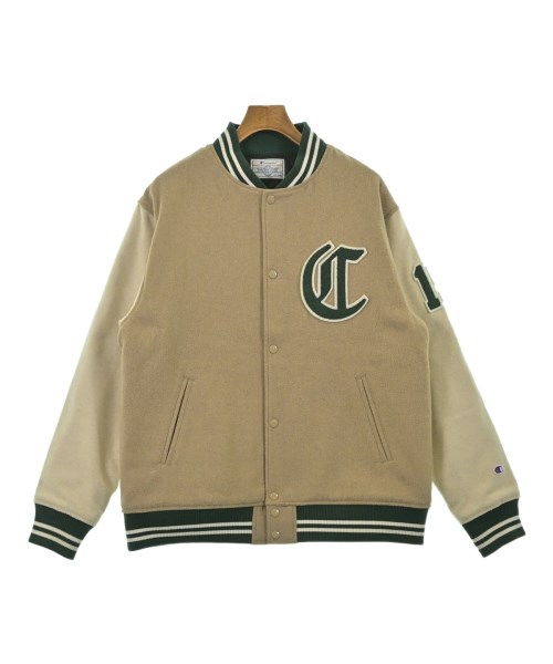 CHAMPION チャンピオン スタジャン メンズ XL ベージュ 【中古】【古着】