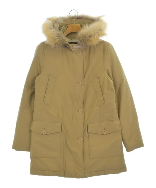 WOOLRICH ウールリッチダウンコート レディース M ベージュ【中古】【古着】