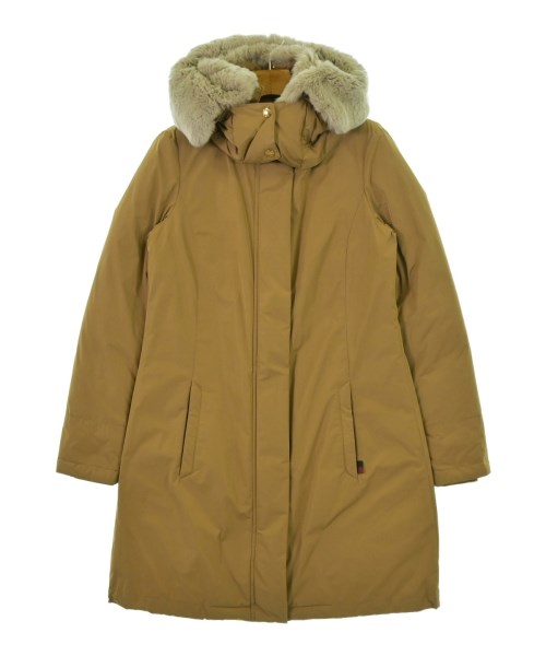 WOOLRICH ウールリッチ ダウンコート レディース XS ベージュ 【中古】【古着】