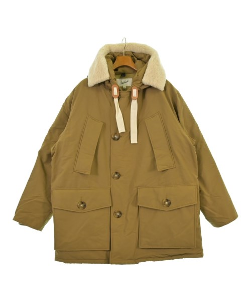 WOOLRICH ウールリッチ ダウンジャケット/ダウンベスト メンズ L ベージュ系 【中古】【古着】
