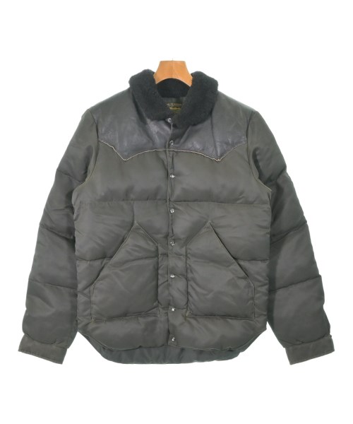 RRL ダブルアールエル ダウンジャケット/ダウンベスト メンズ XS チャコールグレー 【中古】【古着】