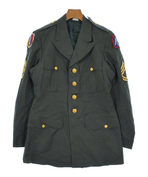 MILITARY ミリタリー カジュアルジャケット メンズ 38R(M位) カーキ系 【中古】【古着】