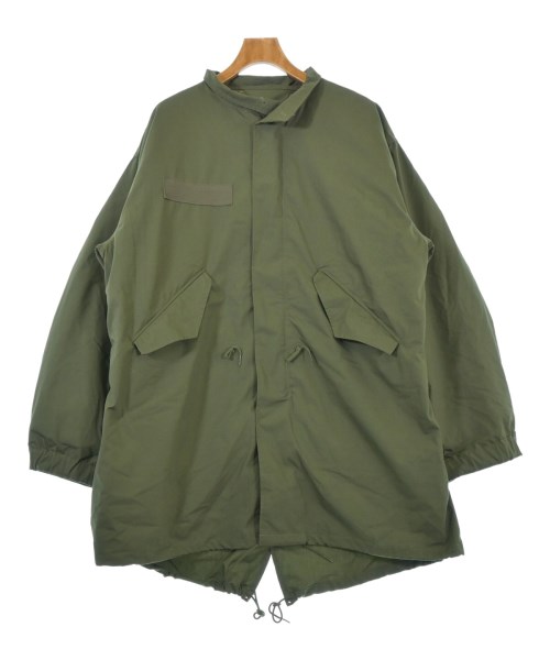 MILITARY ミリタリーモッズコート メンズ L カーキ【中古】【古着】