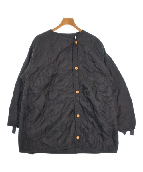 MILITARY ミリタリーダウンジャケット/落ち込む限りない メンズ -(XXL位) 黒【中古】【古着】