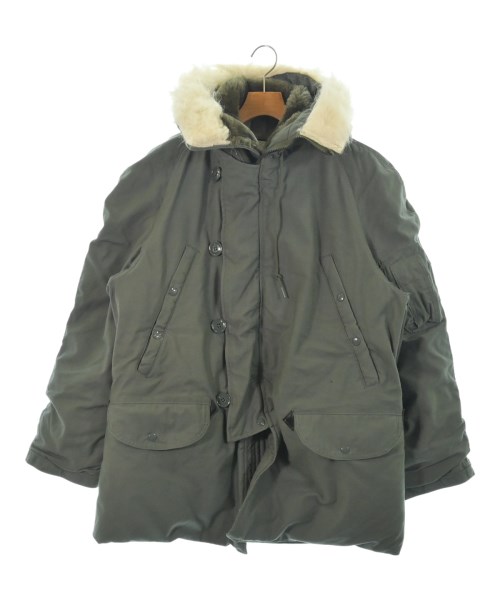 MILITARY ミリタリーモッズコート メンズ M 緑系【中古】【古着】