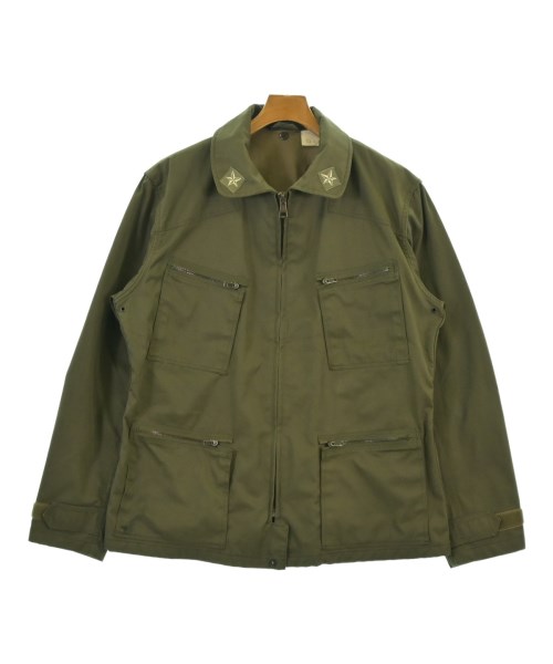 MILITARY ミリタリーミリタリーブルゾン メンズ 52(XL位) カーキ【中古】【古着】