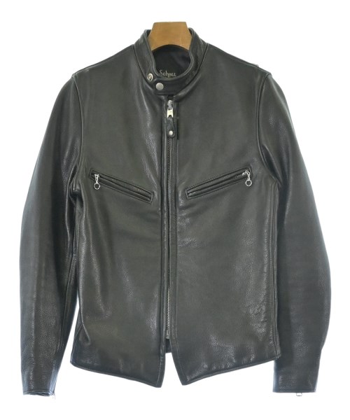 Schott ショット ライダース メンズ 34(XS位) 黒 【中古】【古着】