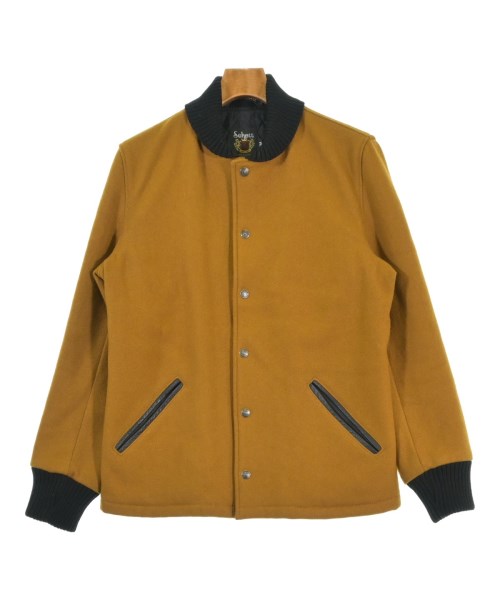 Schott ショット スタジャン メンズ M 黄系 【中古】【古着】