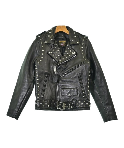 VANSON ヴァンソンライダース メンズ 36(M位) 黒【中古】【古着】