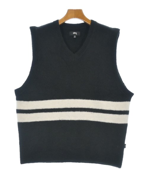 STUSSY ステューシー ベスト メンズ M 黒 【中古】【古着】