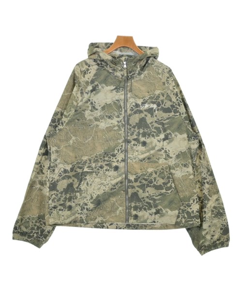 STUSSY ステューシー ブルゾン（その他） メンズ XXL カーキ系(総柄) 【中古】【古着】