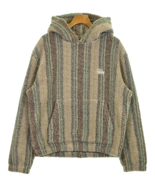 STUSSY ステューシーブルゾン（余分の物） メンズ M ベージュx茶x緑(縞模様)【中古】【古着】