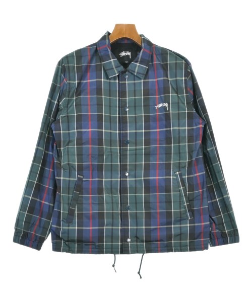 STUSSY ステューシー ブルゾン（その他） メンズ S 青x緑x黒等(チェック) 【中古】【古着】 12,375円