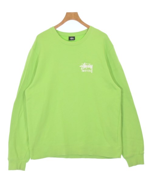 STUSSY ステューシースウェット メンズ XL 黄緑【中古】【古着】