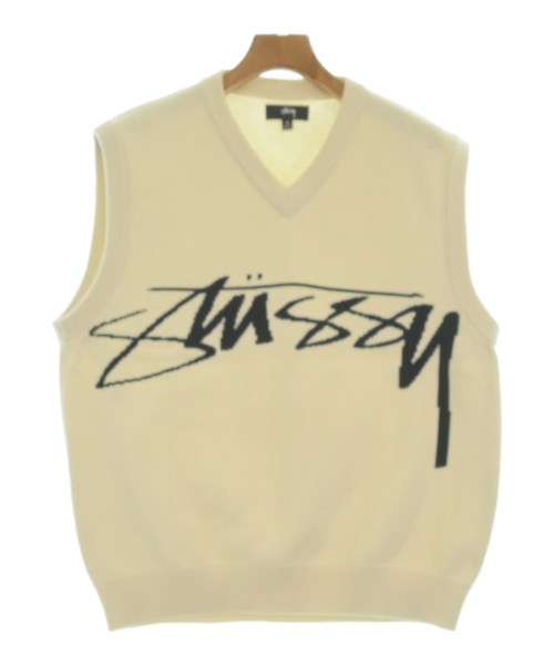 STUSSY ステューシーベスト メンズ M 象牙色【中古】【古着】