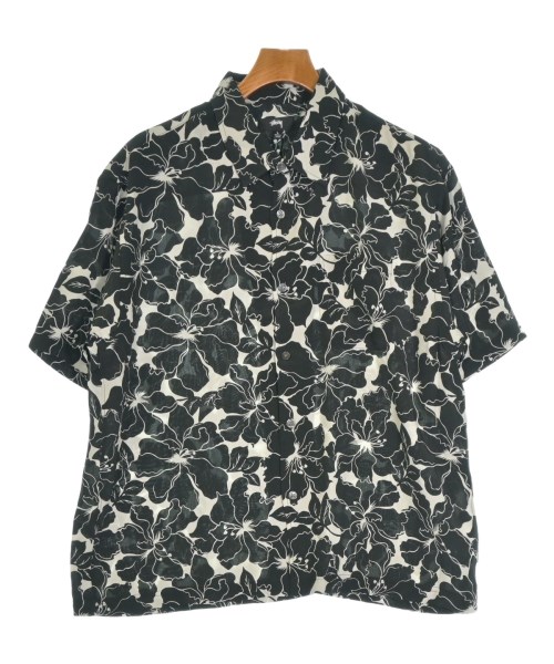 STUSSY ステューシーカジュアルシャツ メンズ L 深緑x白(総柄)【中古】【古着】|RAGTAG(ブランド古着のラグタグ)